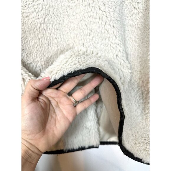 Dylan Clothing Los Angeles Womens Jacket Soft Faux Fur Snap Large Cream‎ Glam - Picture 6 of 12